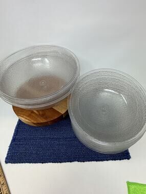 Cambro PSB8-86- CamWear 11” & 9” Round Pebbled Salad Bowl Set Of 11